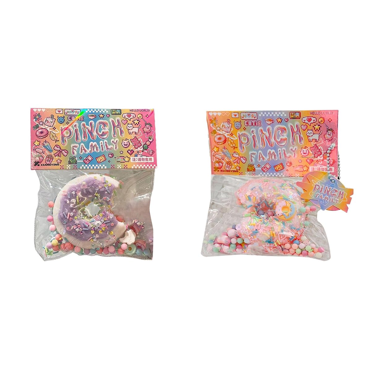 Amazon | スクイーズおもちゃ ドーナツ 握る スクイーズ 玩具 可愛い