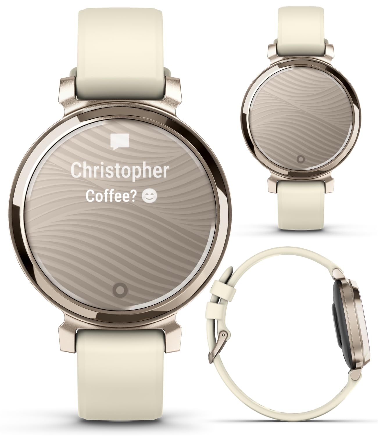 Amazon.com: Wearable4U Garmin Lily 2 - Cream Gold with Coconut