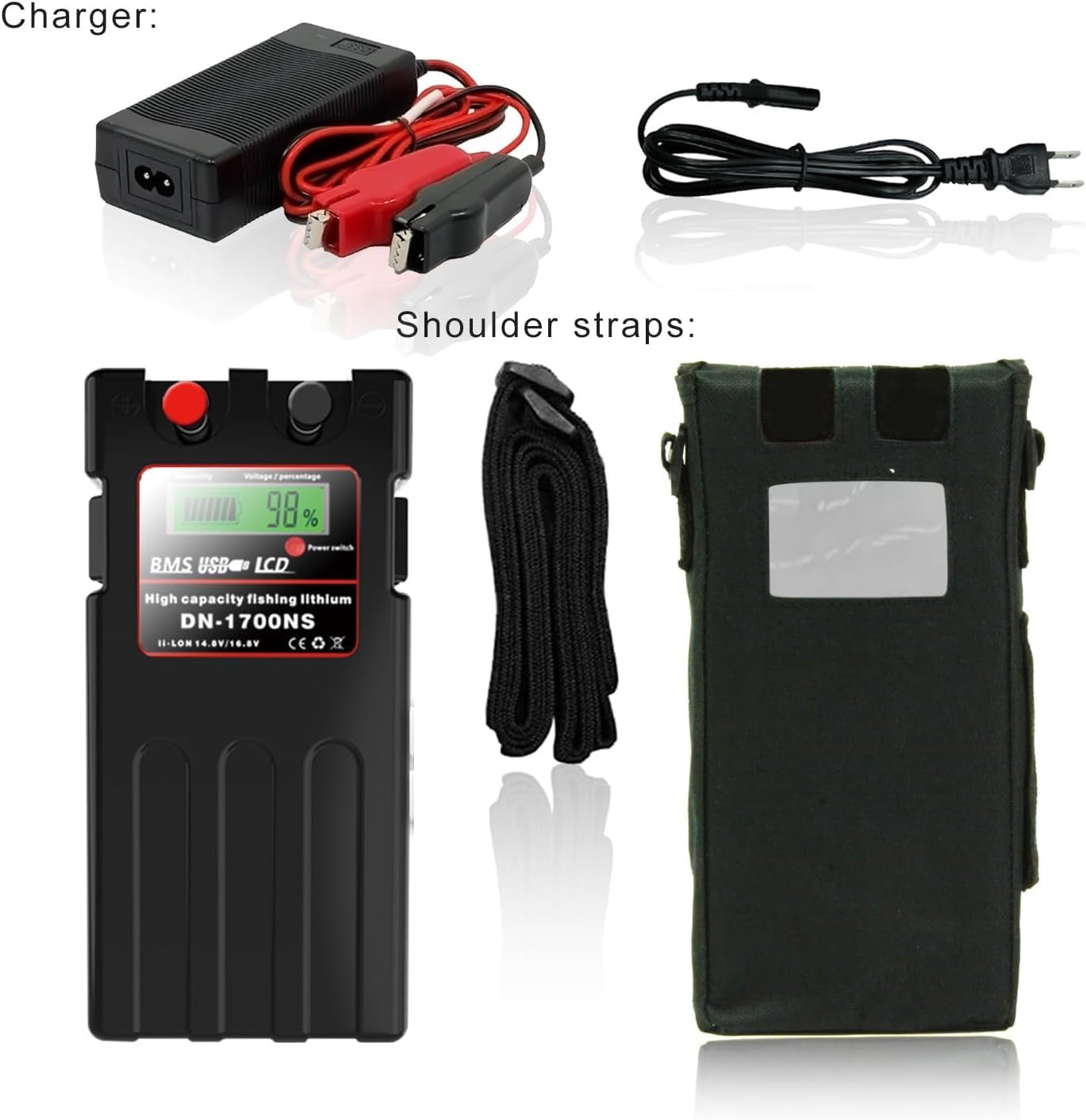 Amazon | 14.8V 充電式リチウムバッテリー 海釣り船・電動フィッシング