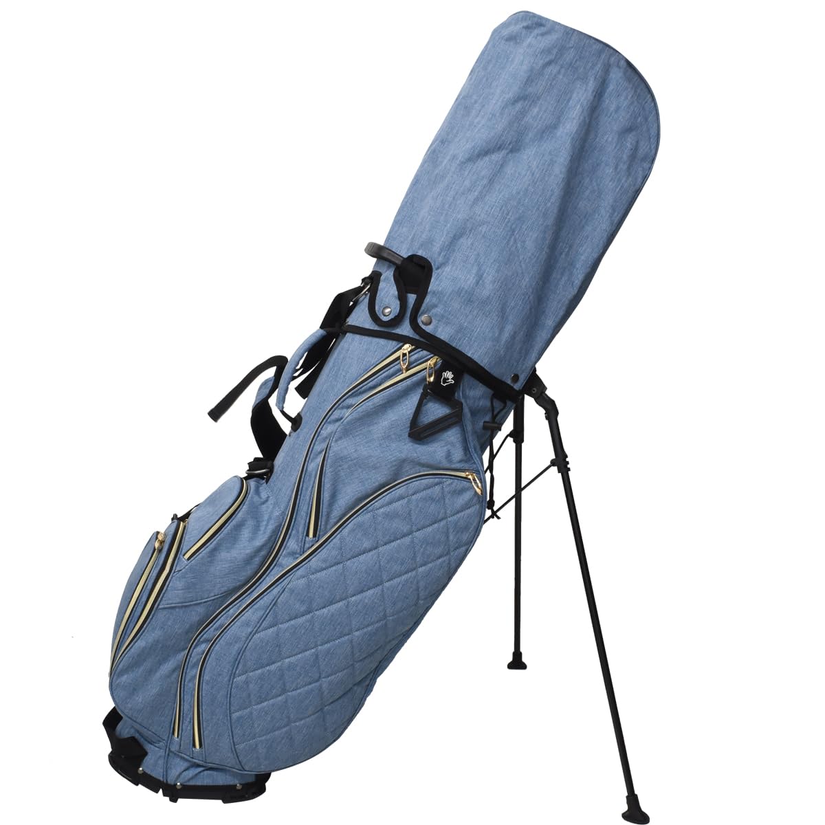 Amazon | ゴルフ キャディーバッグ デニム スタンド式 ゴルフバッグ