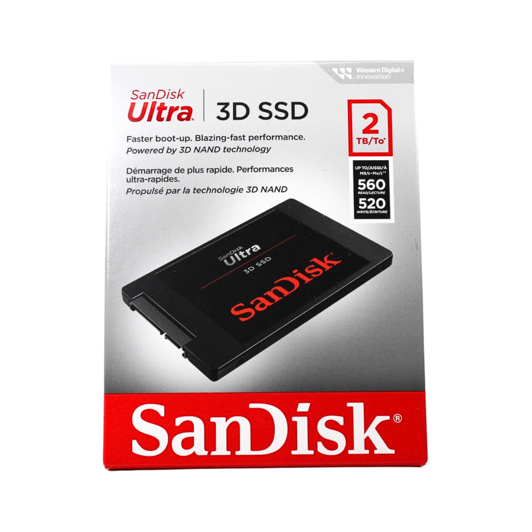Amazon.com: SanDisk Ultra 3D NAND 2TB Internal SSD - SATA III 6 Gb
