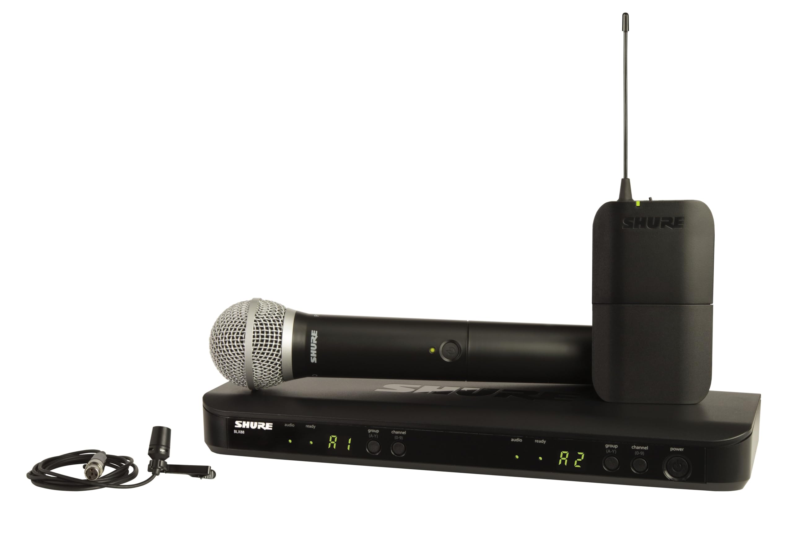 Amazon.com: Shure BLX1288/CVL Wireless Microphone System - 14-Hour