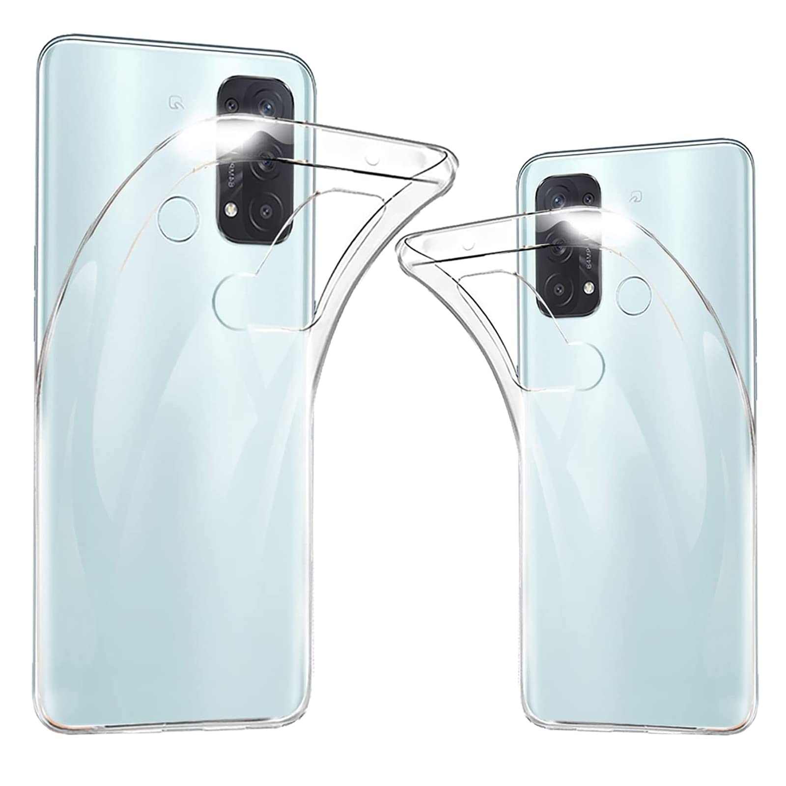 Amazon.co.jp: 【2枚セット】 OPPO Reno5 A ケース クリア 透明 クリア