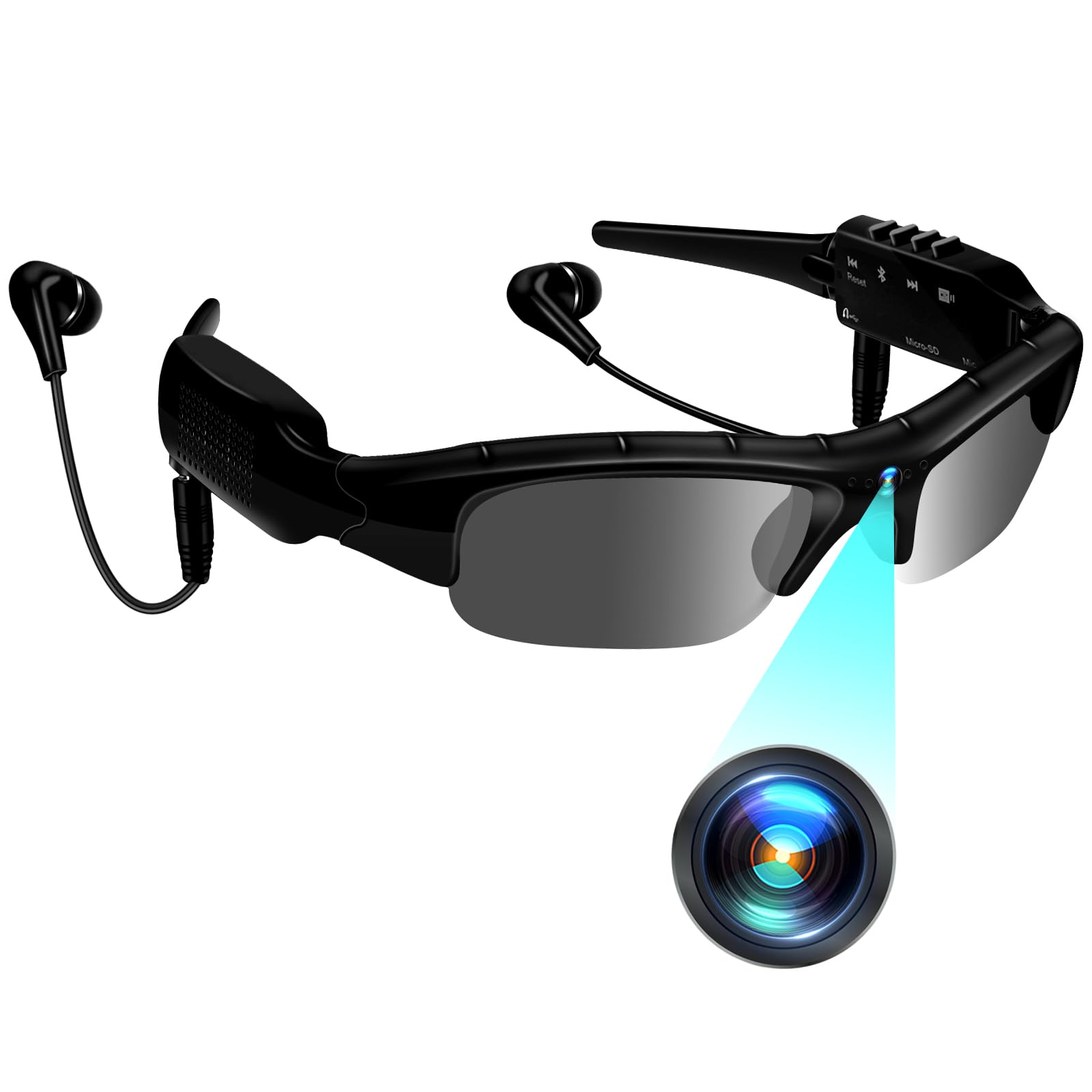 Amazon.co.jp: 小型カメラ メガネ型カメラ サングラスカメラ スポーツ