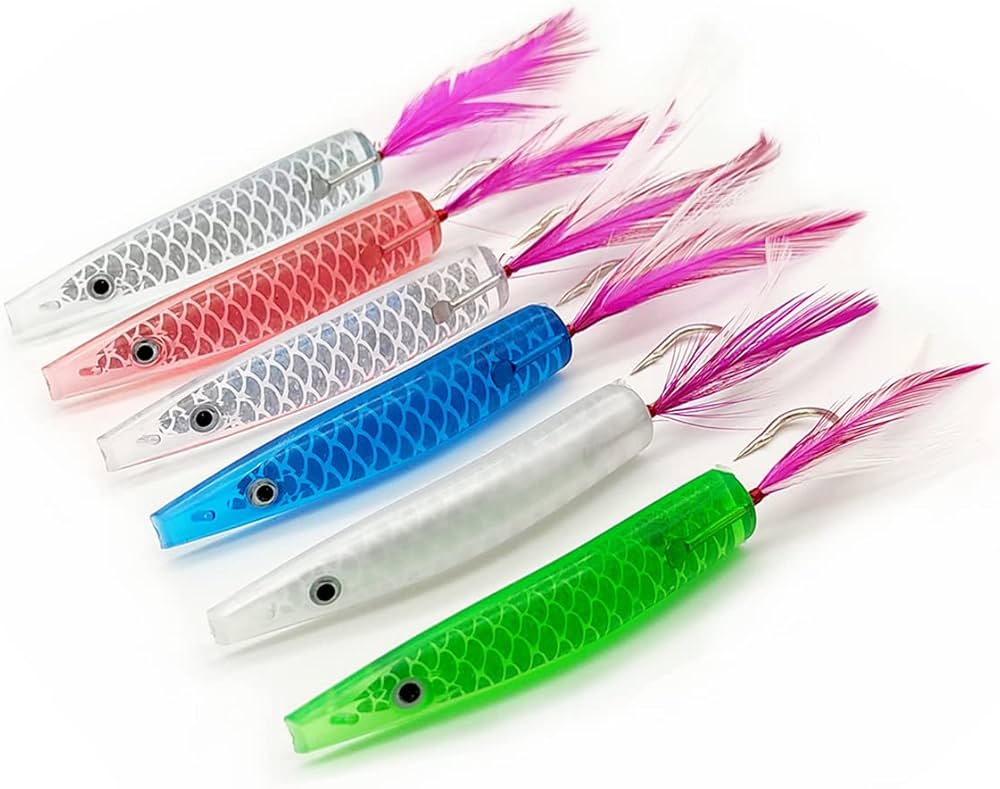 トローリング用ソフトルアー 5個セット トローリング用ソフトルアー 5