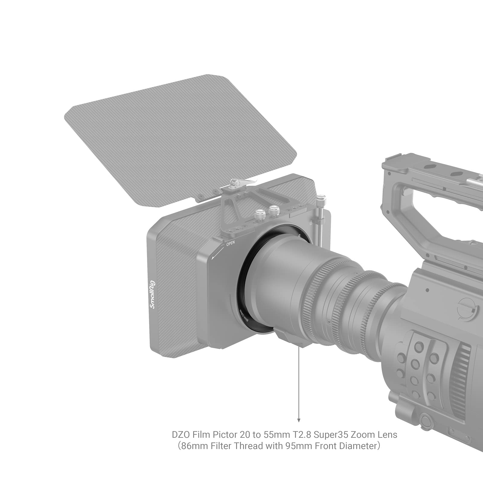 SMALLRIG Filter Adapter Ring Set for SMALLRIG Matte Box 2660 and