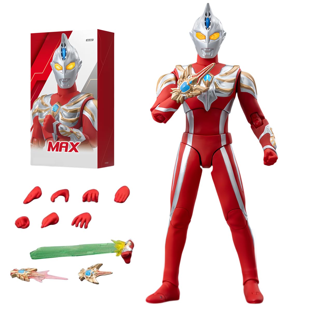 Amazon.co.jp: HiPlay 中動玩具 ZDTOYS 1/10 マックス・ウルトラマン
