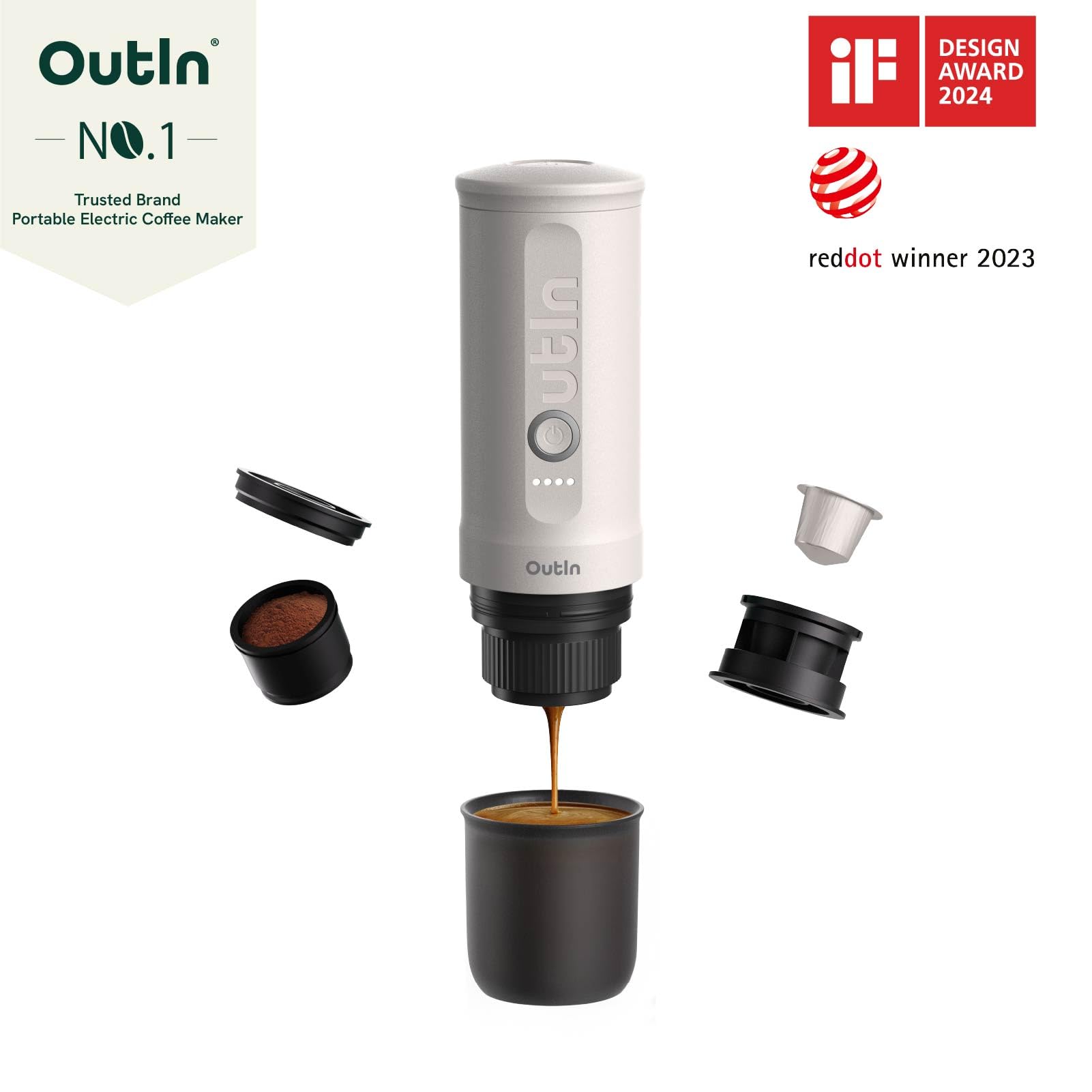 Amazon.com: OutIn Nano Complete set Portable Espresso Machine with