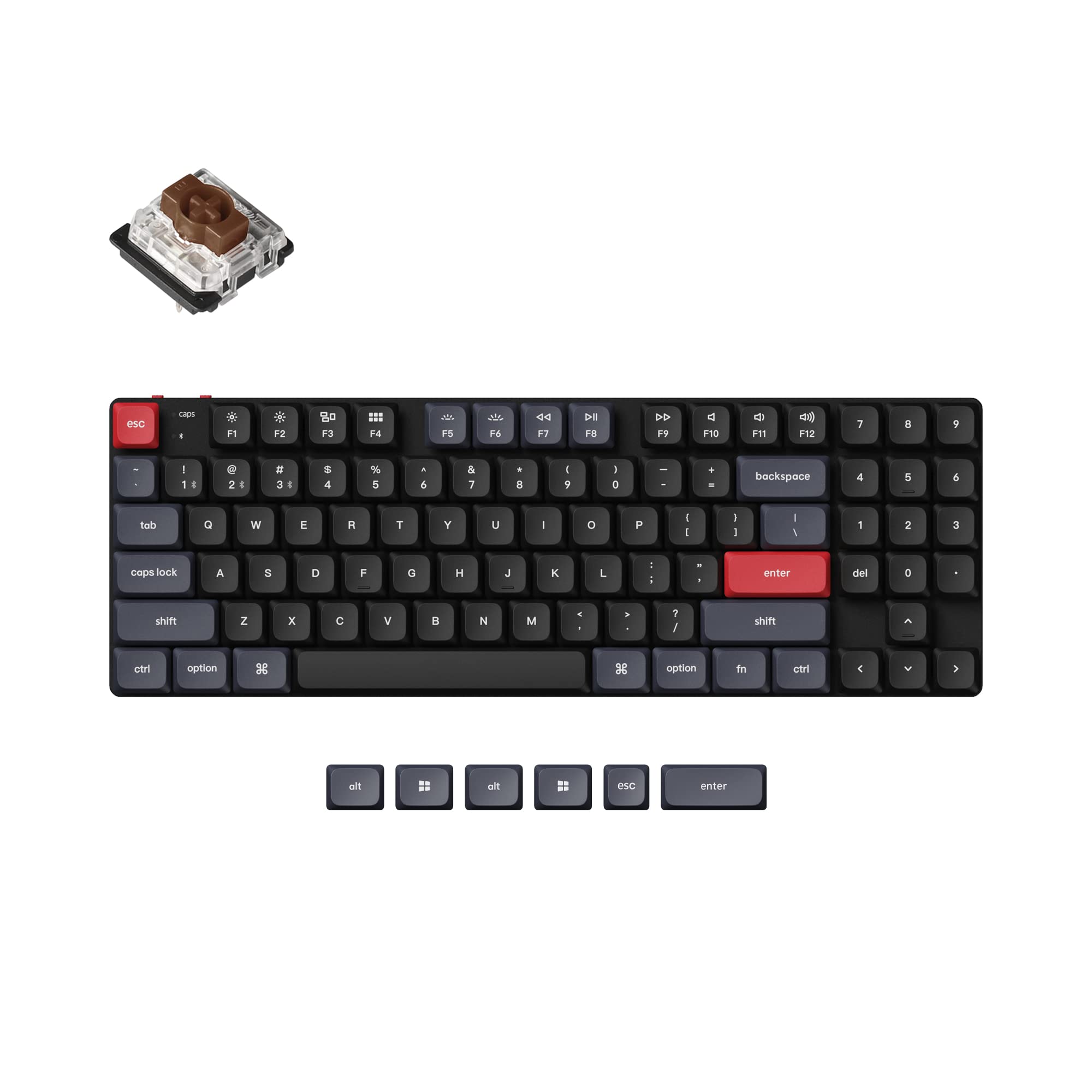 Amazon.co.jp: Keychron K13 Pro QMK/VIA ワイヤレス メカニカル