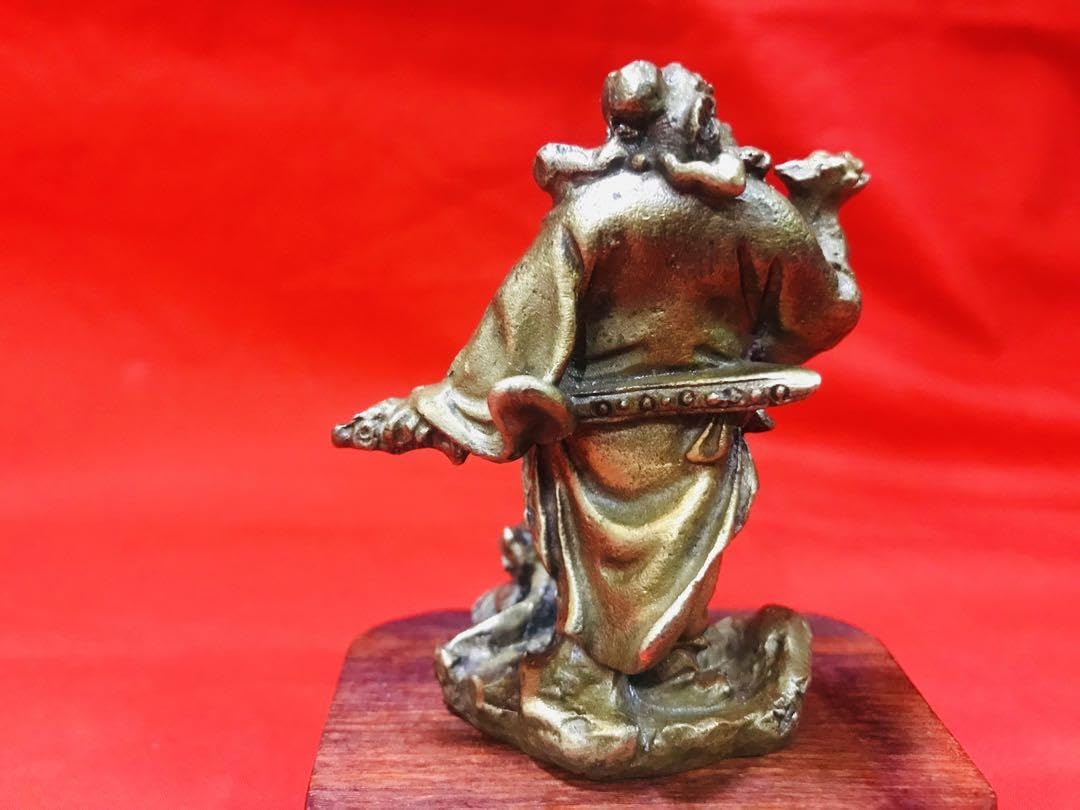 Amazon.co.jp: 置物天師鍾馗招財開運鎮宅辟邪銅器 鍾馗 装飾品 伝統