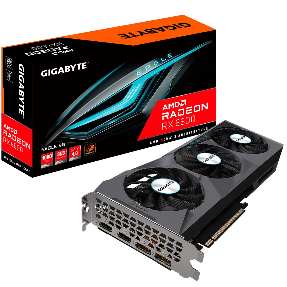 Amazon.co.jp: GIGABYTE GV-R66EAGLE-8GD Graphics Board, AMD Radeon