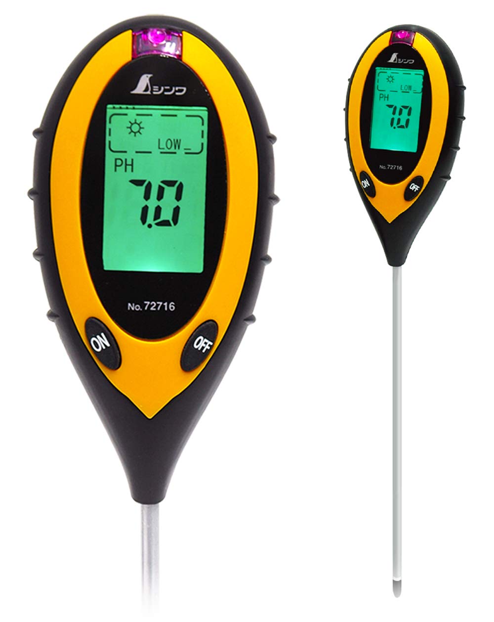 Amazon.co.jp: シンワ測定(Shinwa Sokutei) デジタル土壌酸度計A 地温
