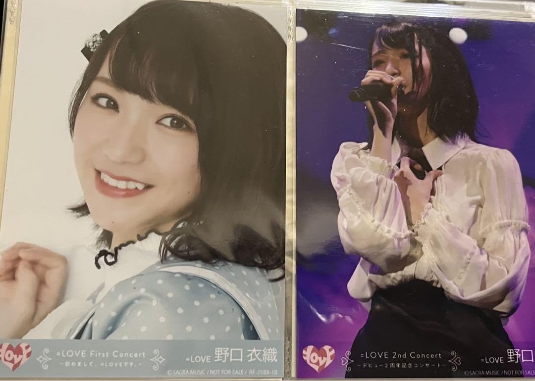 I*o様 野口衣織 円盤 封入生写真 イコラブ 野口衣織 封入 生写真 :