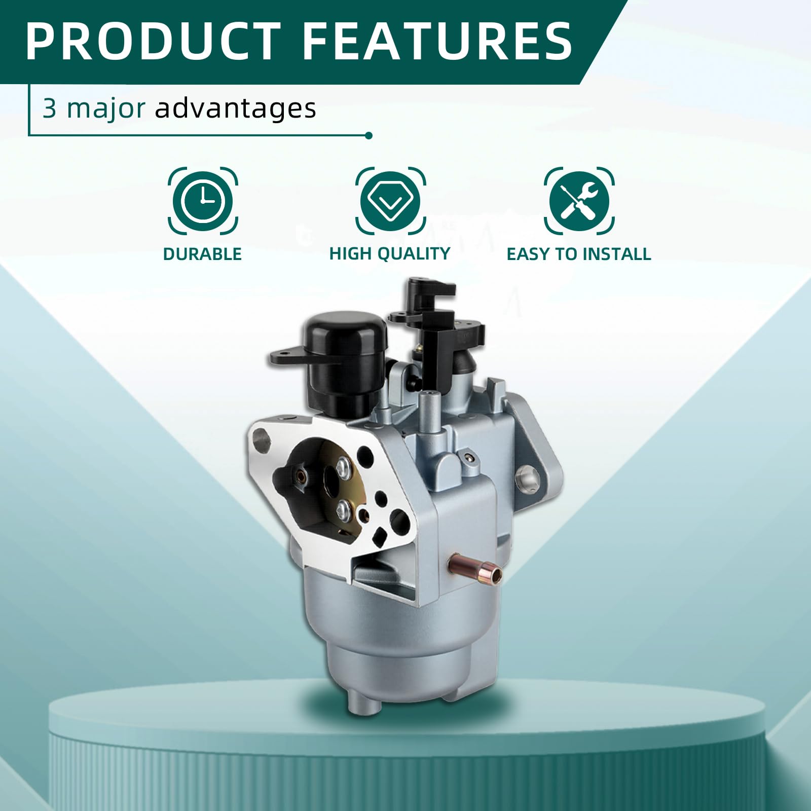 AUTOAKY GX390 Carburetor for Honda GX390 R1 U1 UT1 (BE89F B