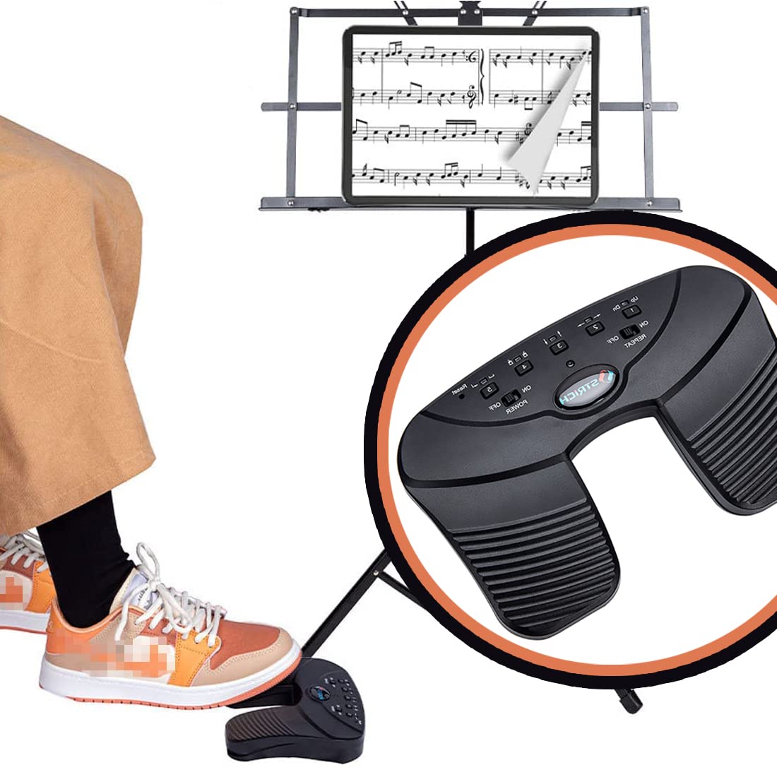 Amazon.co.jp: ページターナーペダル Bluetoothページターナーペダル