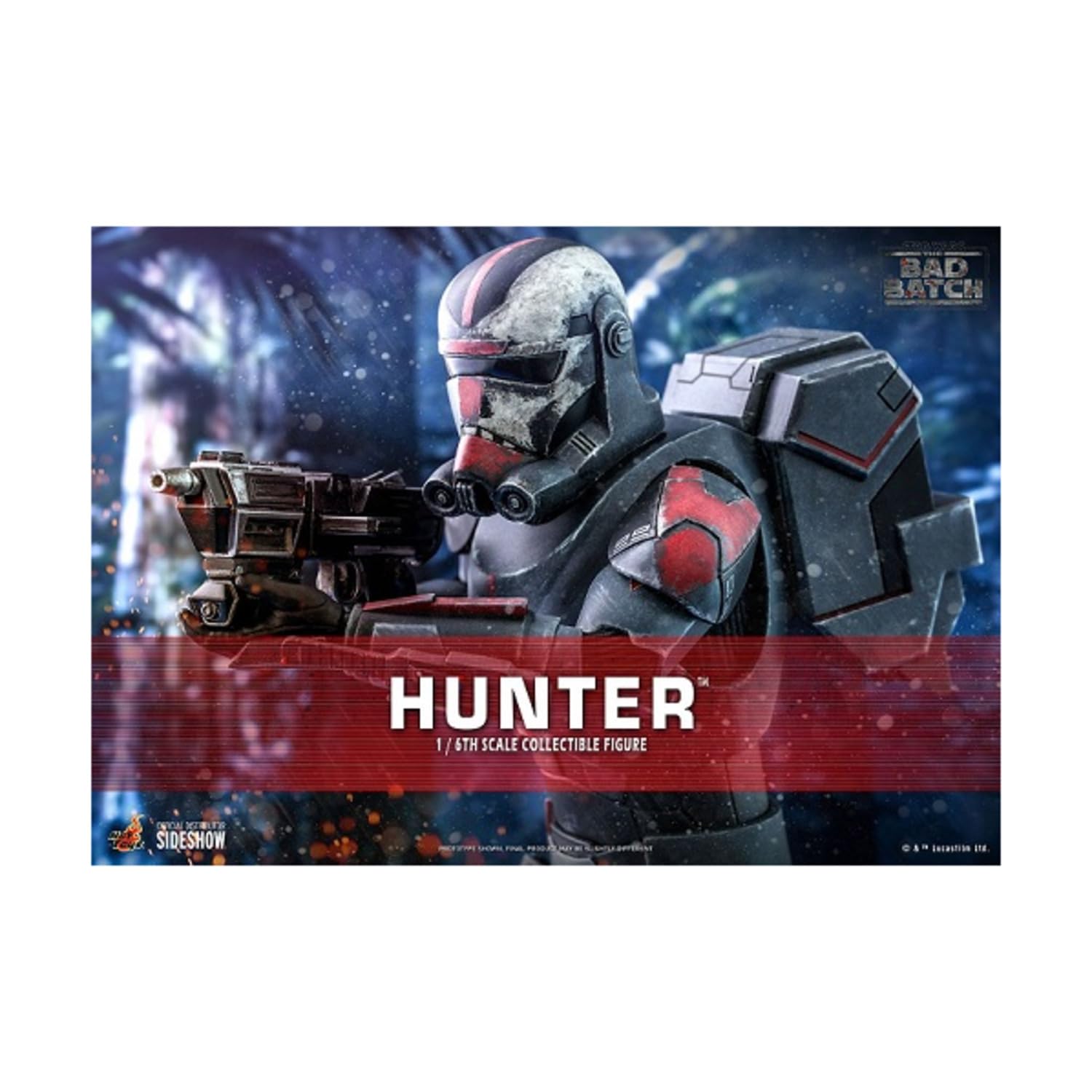 Amazon.com: Hot Toys 1:6 Hunter - Star Wars: The Bad Batch, Gray