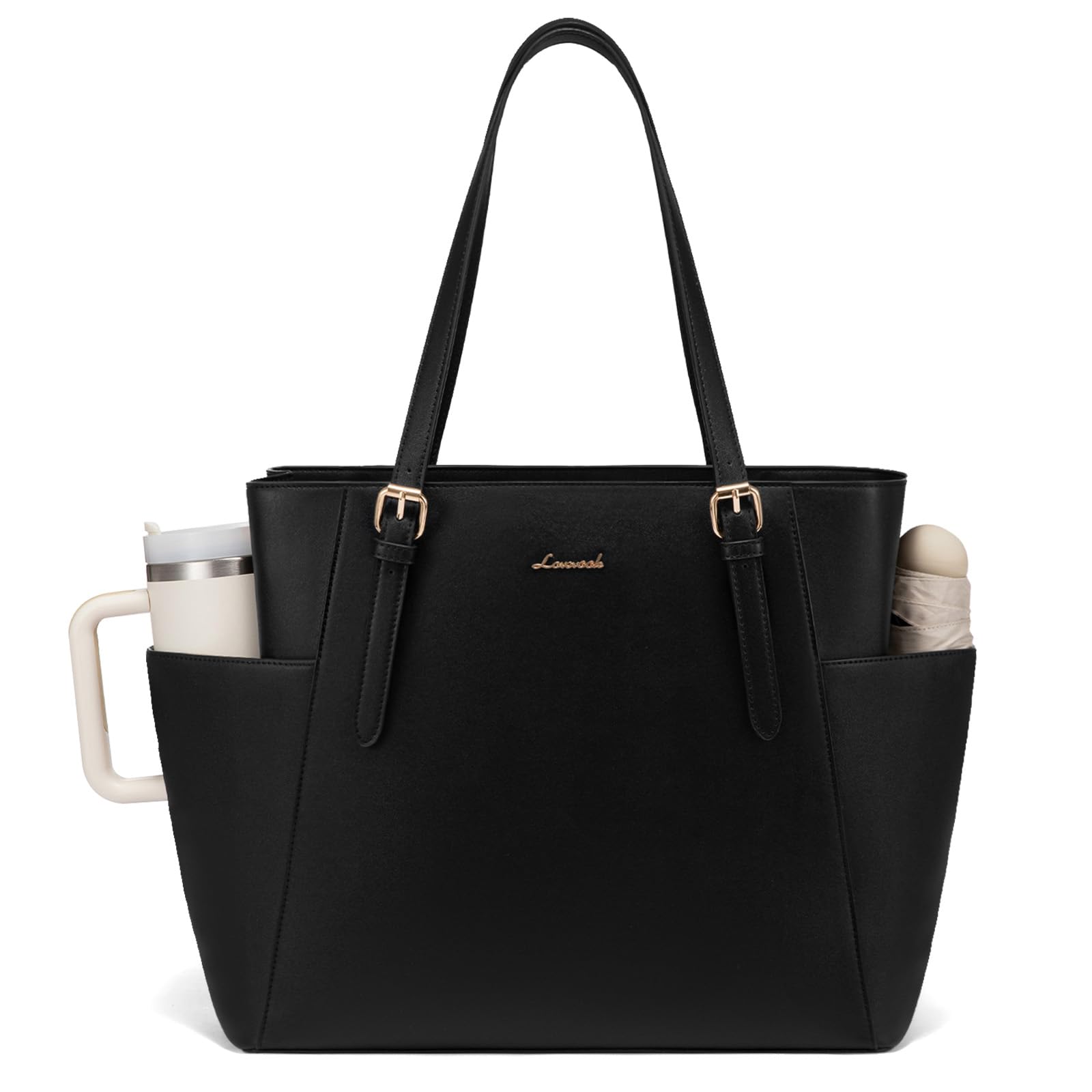 Amazon.com: LOVEVOOK Laptop Tote Bag for Women With Large Cup