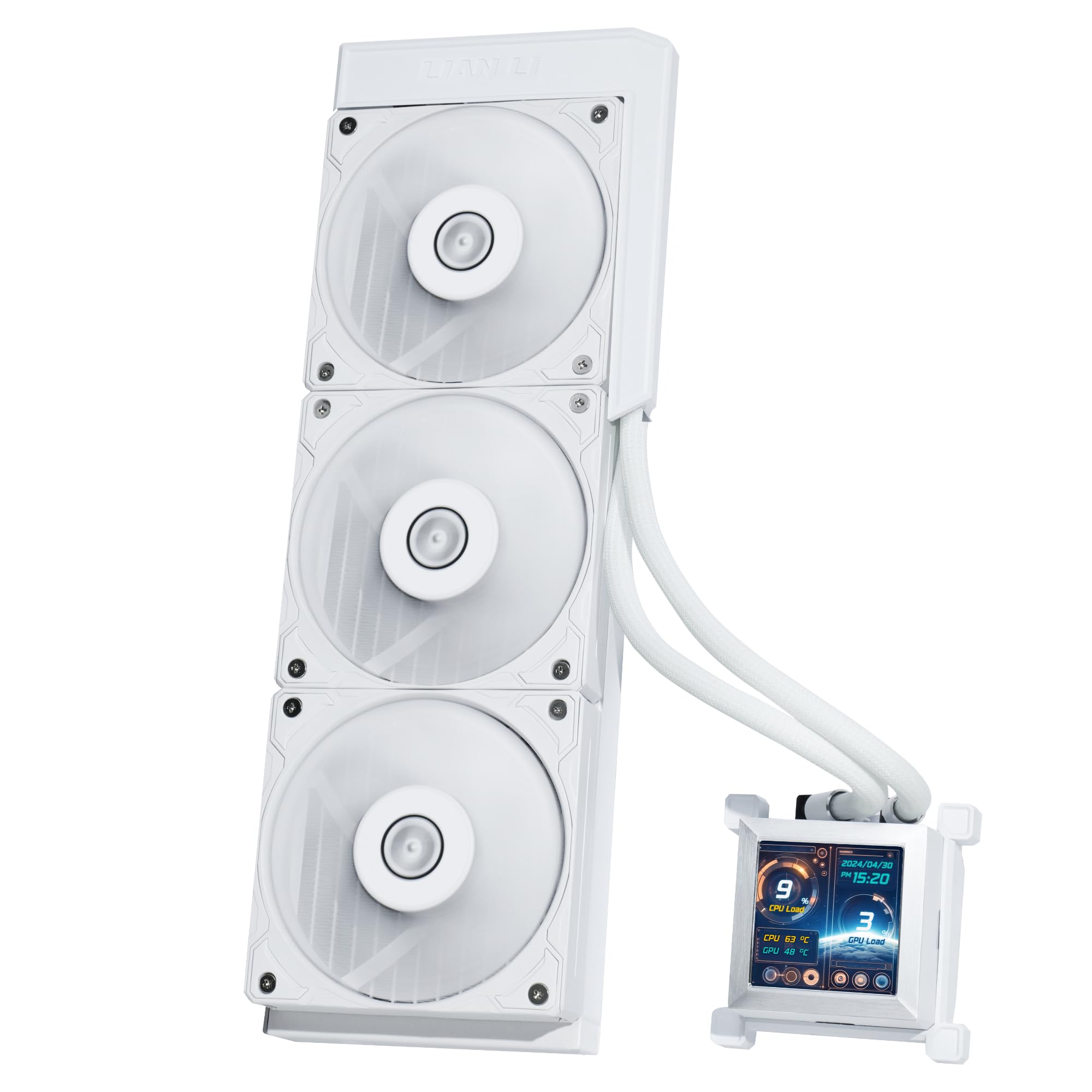 Amazon | LIANLI 簡易水冷キット HydroShift LCD 360S White 120mm