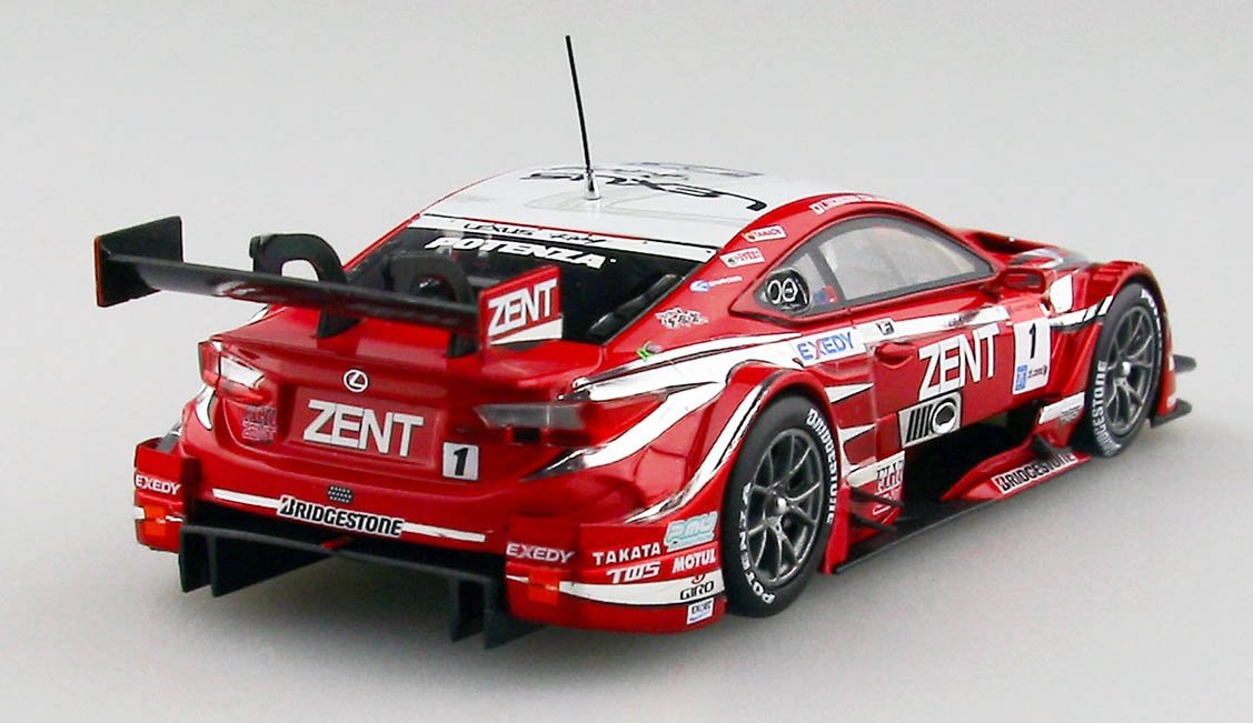 Amazon.co.jp: エブロ 1/43 ZENT CERUMO RC F SUPER GT500 2014 No.1