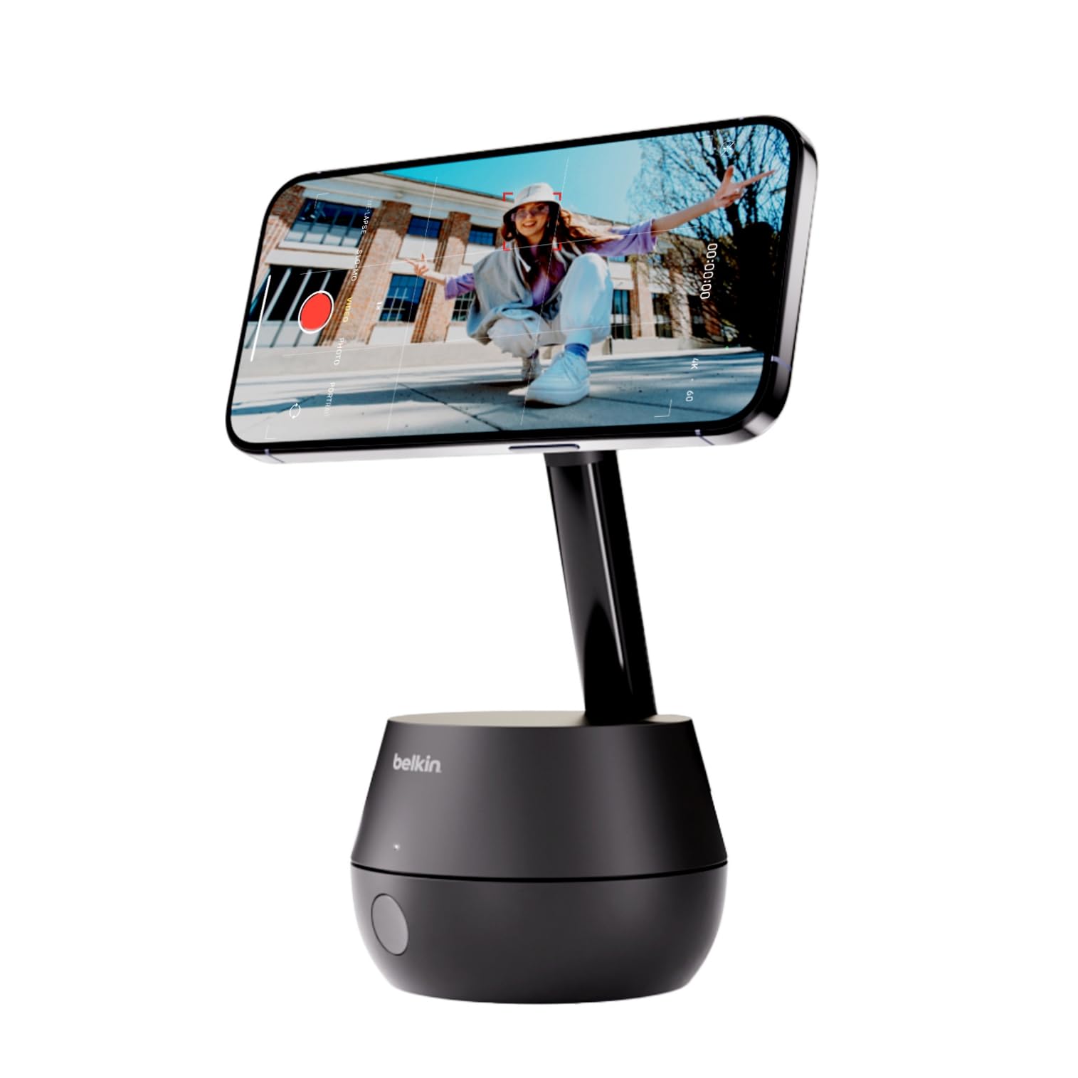 Amazon.co.jp: Belkin Stand Pro 自動追跡スマホ用ジンバル・スタンド