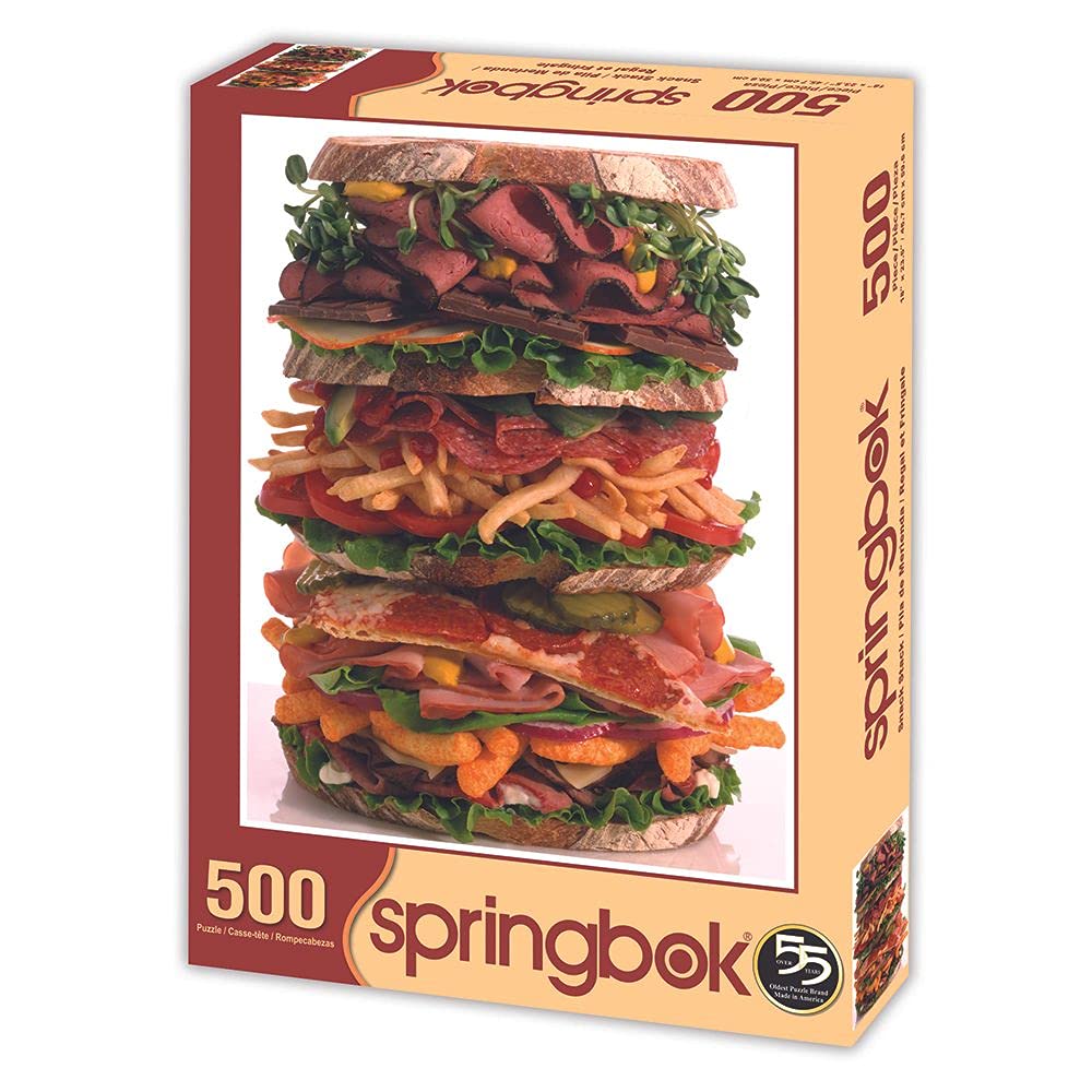 Amazon.co.jp: Springbok 500ピース ジグソーパズル スナックスタック