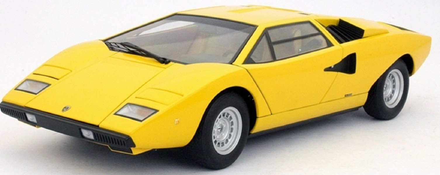 Amazon | AUTOart 1/18 ランボルギーニ カウンタック LP400 (イエロー
