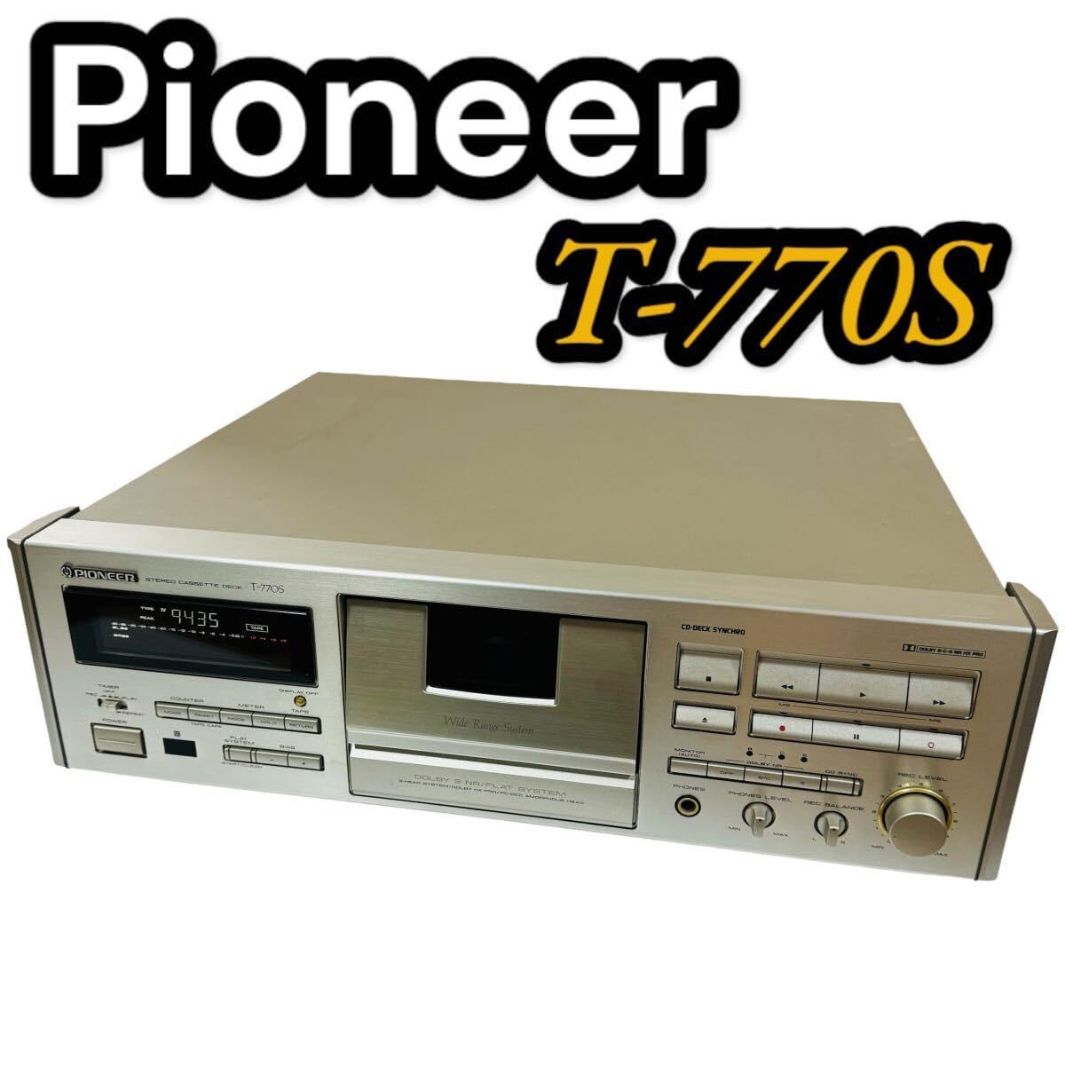 現状品 L-728 Pioneer/パイオニア カセットデッキ KA-500☆ロンサム