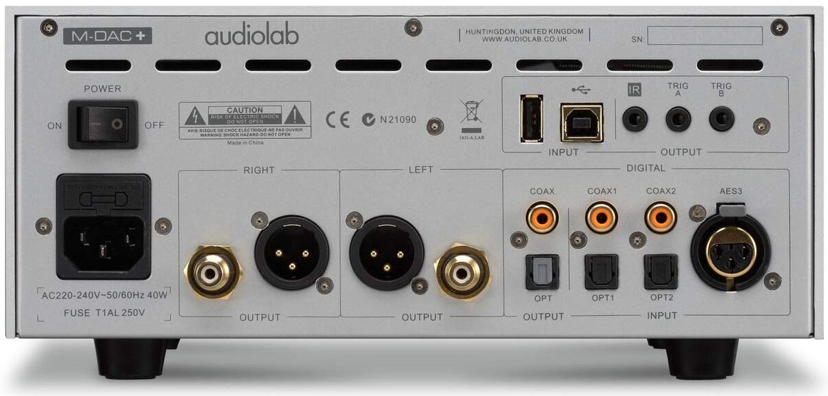 Amazon.com: Audiolab M-DAC+ High-Performance Multi-Purpose Audio