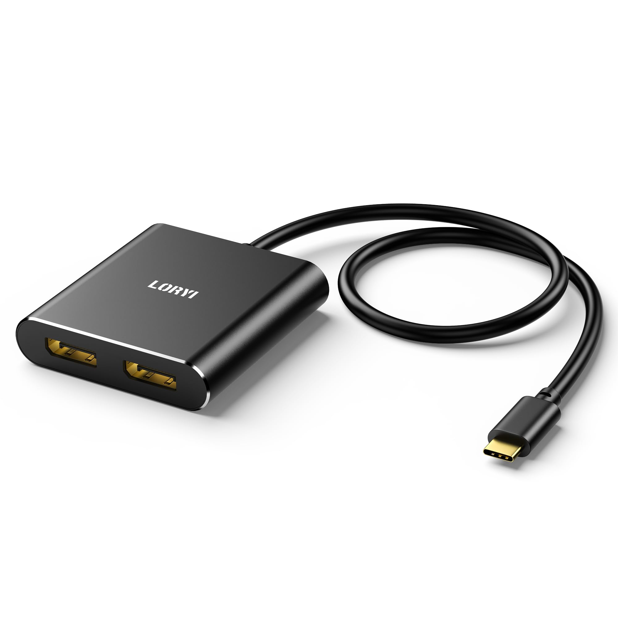 Amazon.co.jp: USB-C to デュアル DisplayPort 拡張 アダプタ 4K＠60Hz