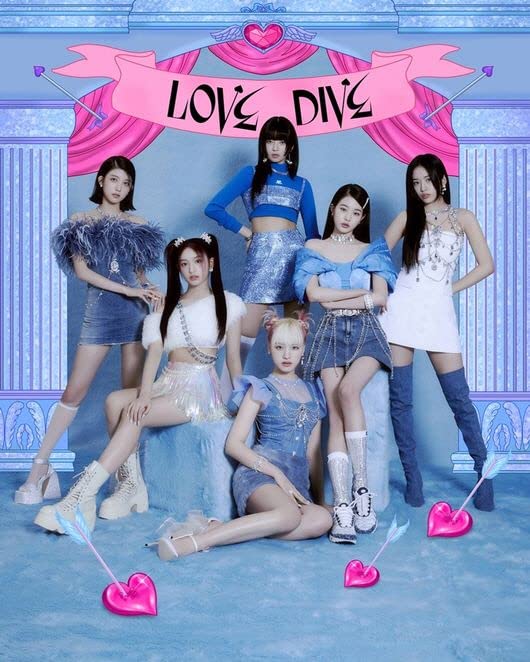 IVE - LOVE DIVE 2nd Single Album+Extra Photocards Set / K-pop