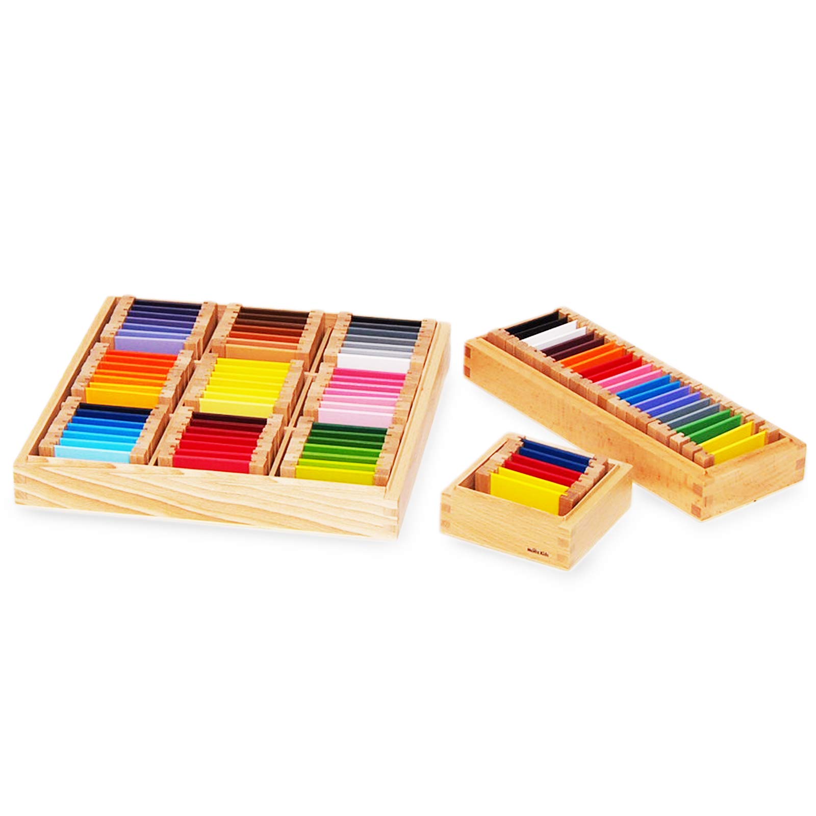 Amazon | 【MONTE Kids】モンテッソーリ教具 - 色板 第1.2.3の箱セット