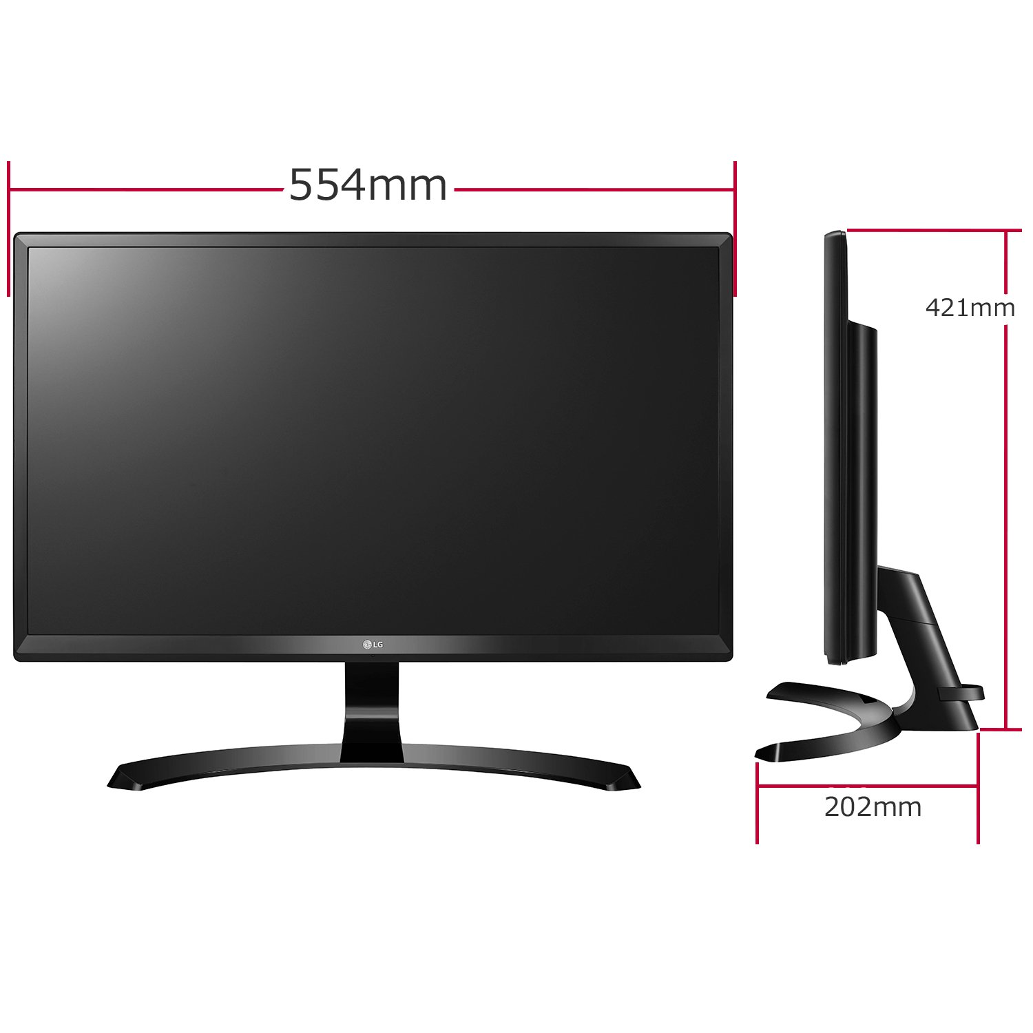 Amazon.co.jp: LG モニター ディスプレイ 24UD58-B 23.8インチ/4K(3840