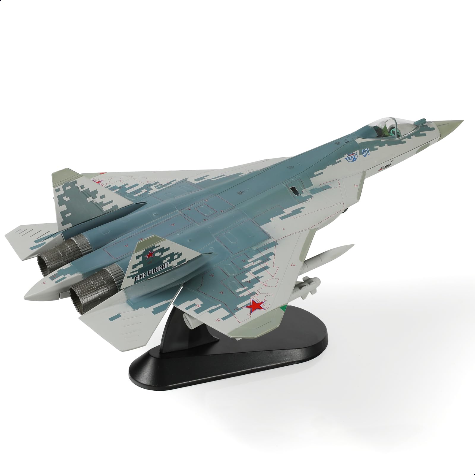 NUOTIE 1/72 Sukhoi SU-57 Felon Fighter Aircraft Model Fighter