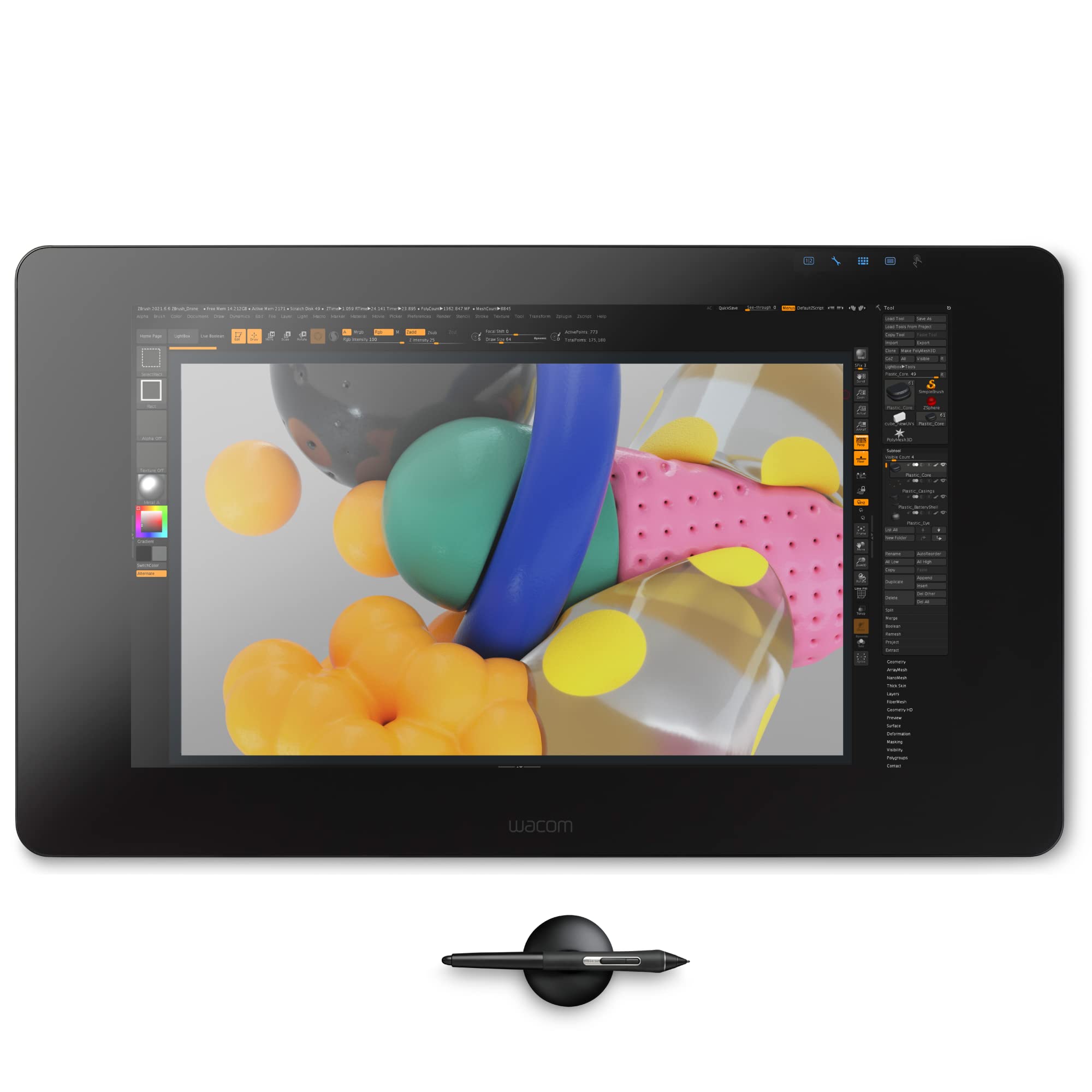 Amazon | Wacom DTK2420K0 Cintiq Pro 24 クリエイティブペン