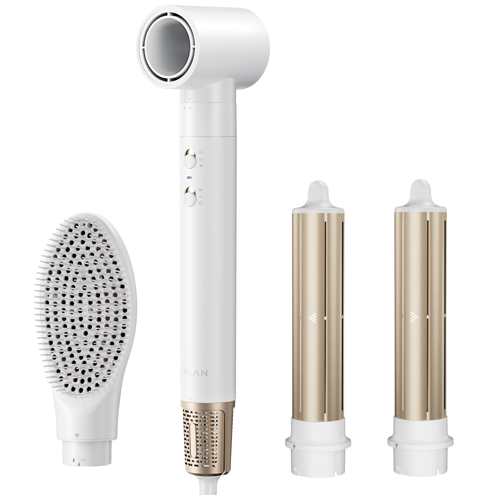 Amazon | 【美人百花掲載】ANLAN マルチドライヤー カールドライヤー
