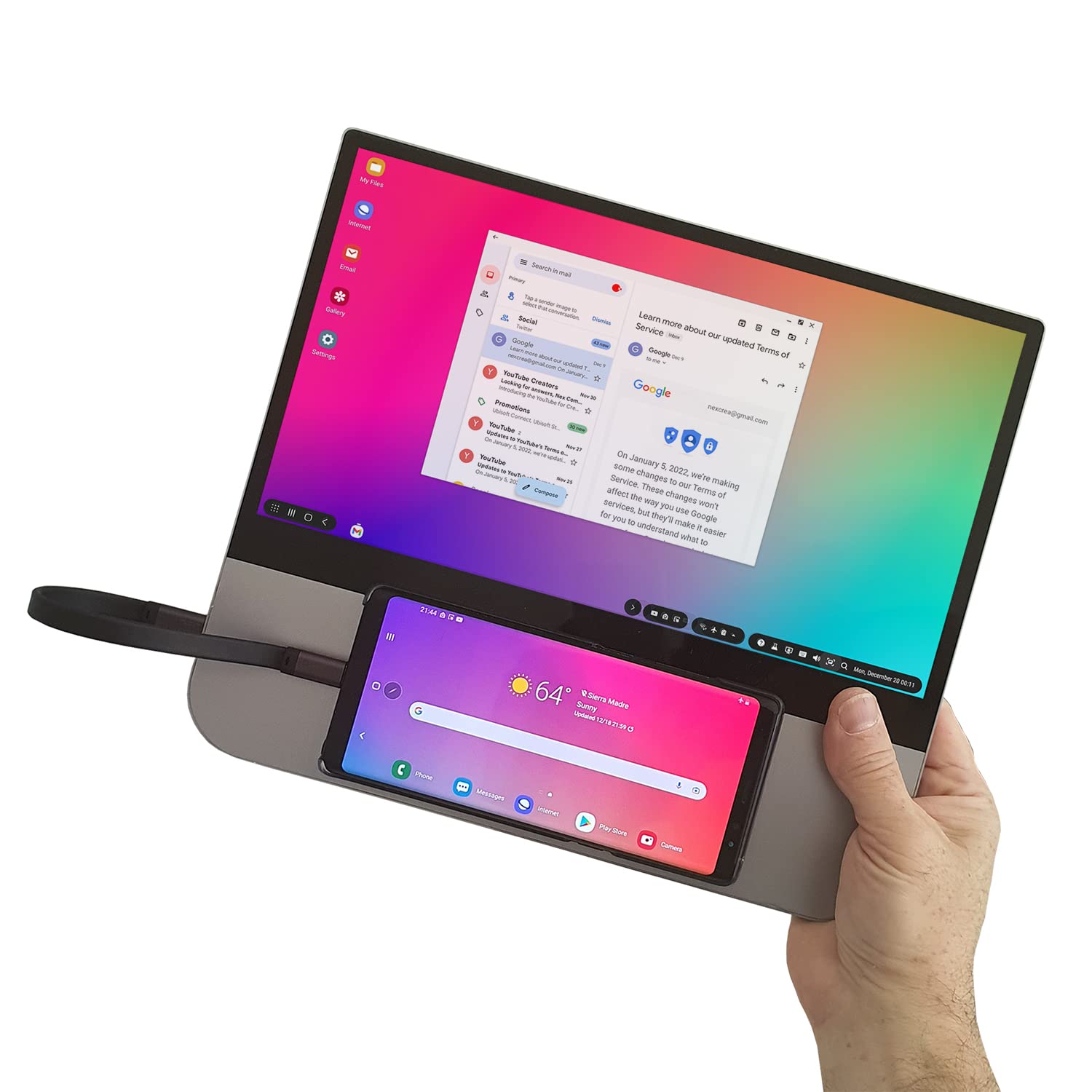 Amazon.com: NexPad USB-C Portable Monitor for Laptop. 12 inch FHD