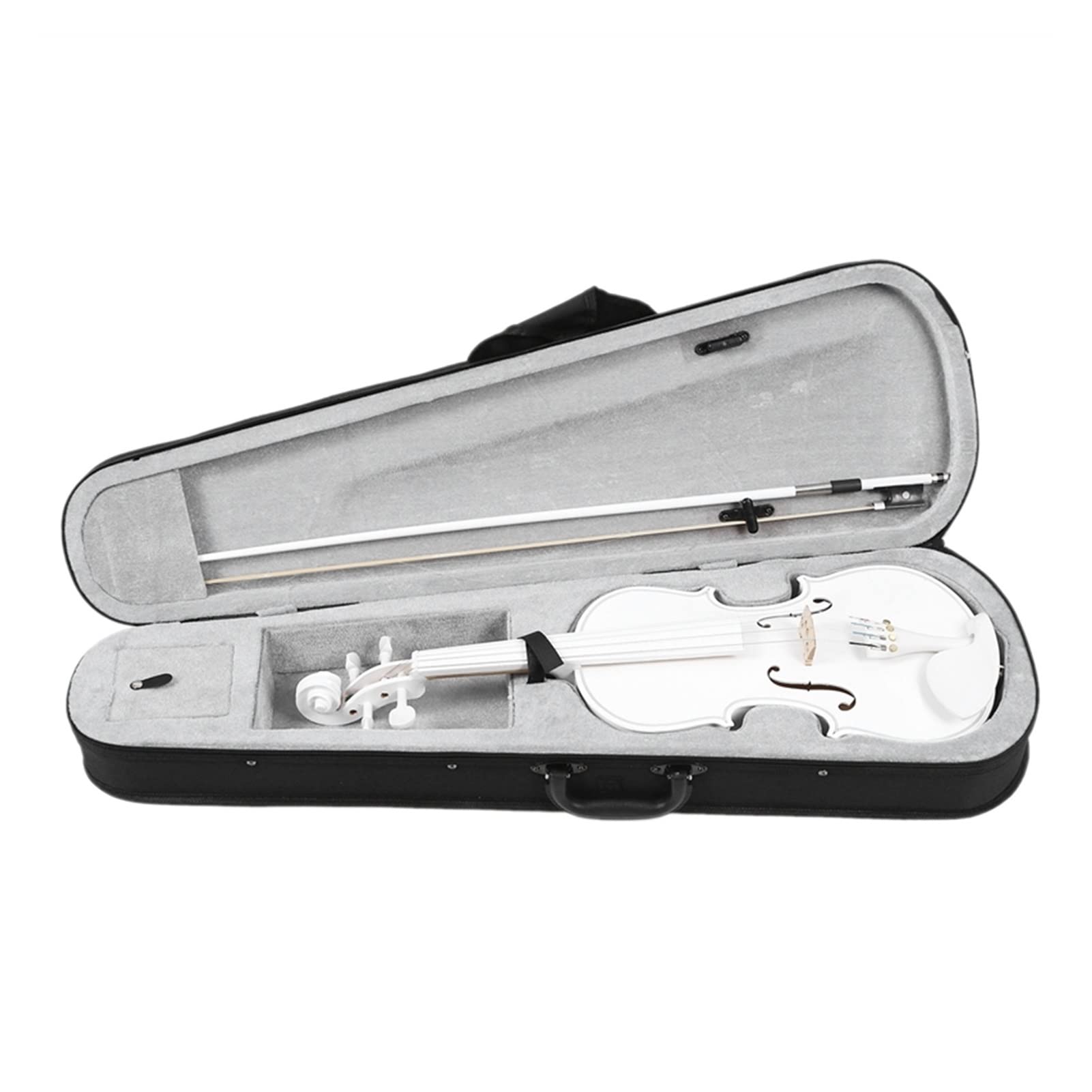 Amazon.co.jp: バイオリン4/4学生、初心者、専門家、公演のための白い