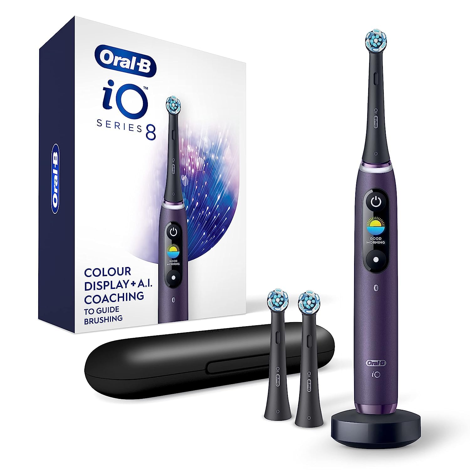 Amazon.com : Oral-B iO Series 8 Electric Toothbrush with 2