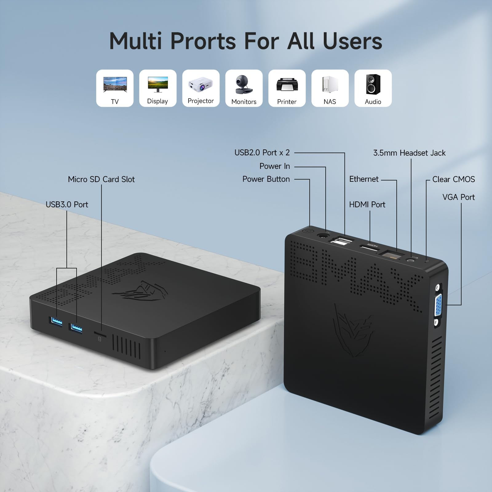 Amazon.com: Bmax B1 Pro Mini PC, Intel Gemini Lake N4000, 8GB