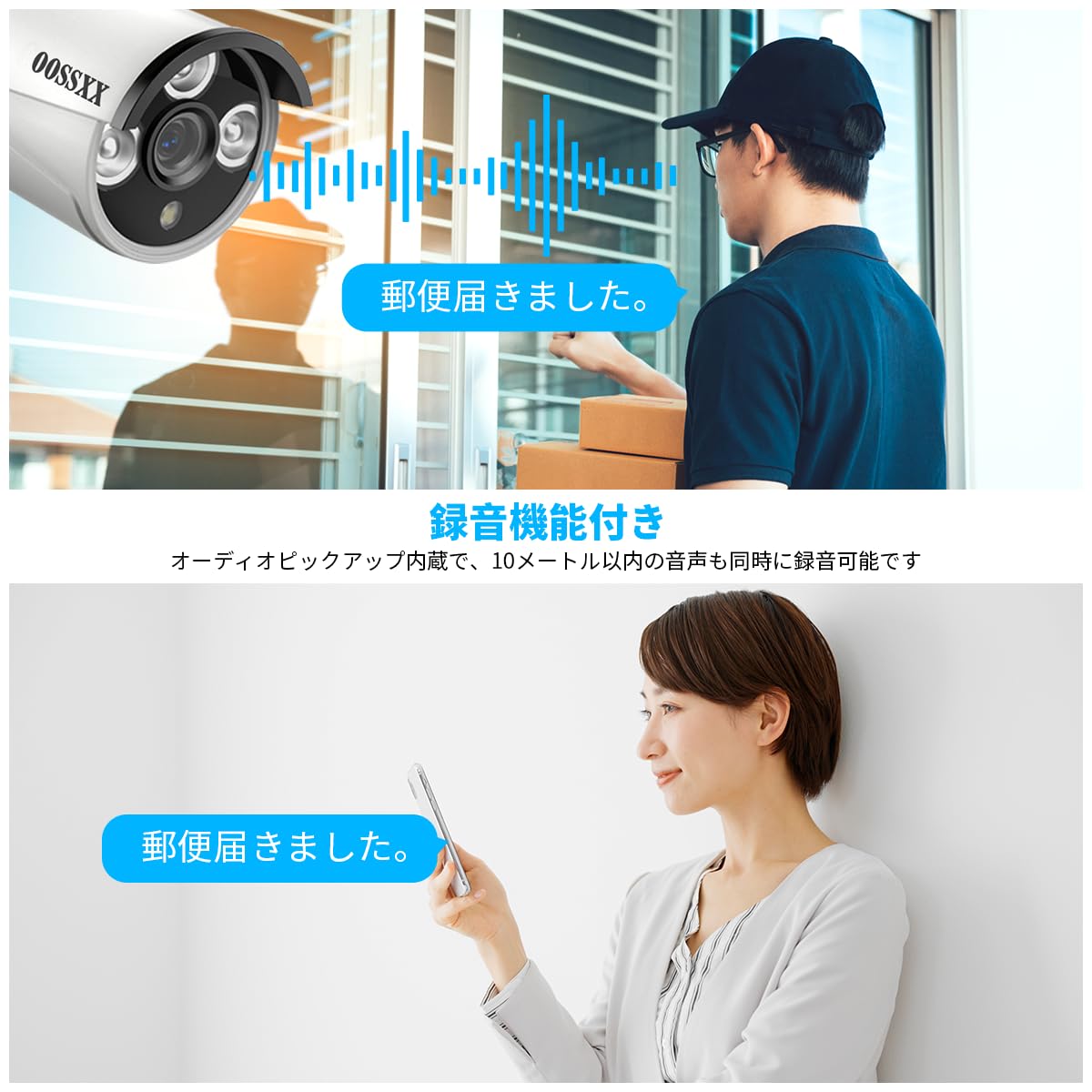 新品・未使用品』oossxx マサミツ防犯カメラ4台