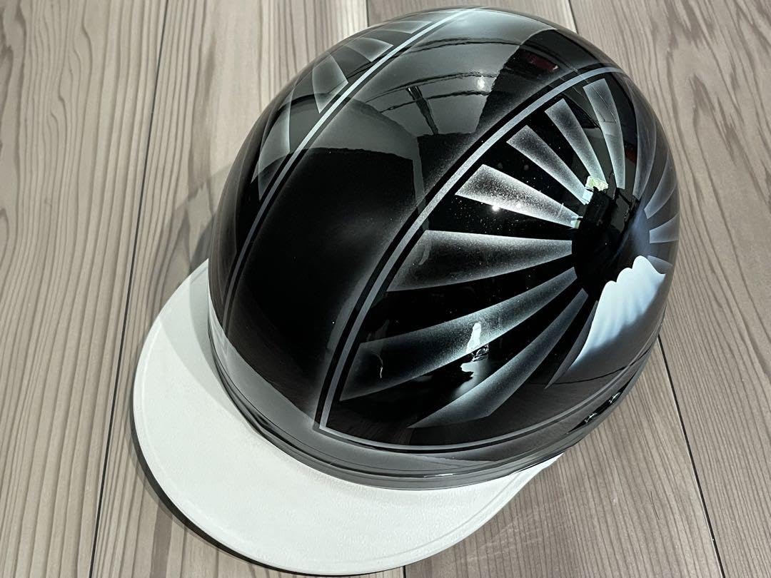 Amazon.co.jp: 富士日章 コルク半 ヘルメット 旧車會 暴走族