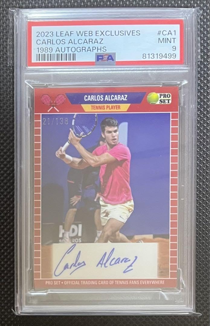 Amazon.co.jp: カルロスアルカラス テニス Leaf 直筆サインカード