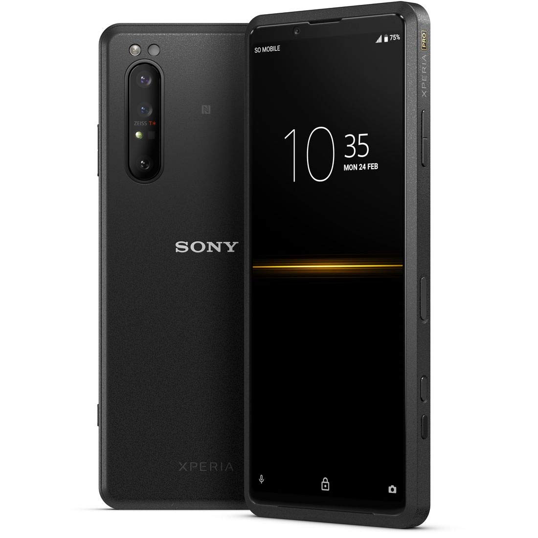 Amazon | ソニー Xperia PRO ブラック SIMフリースマホ XQ-AQ52 【日本