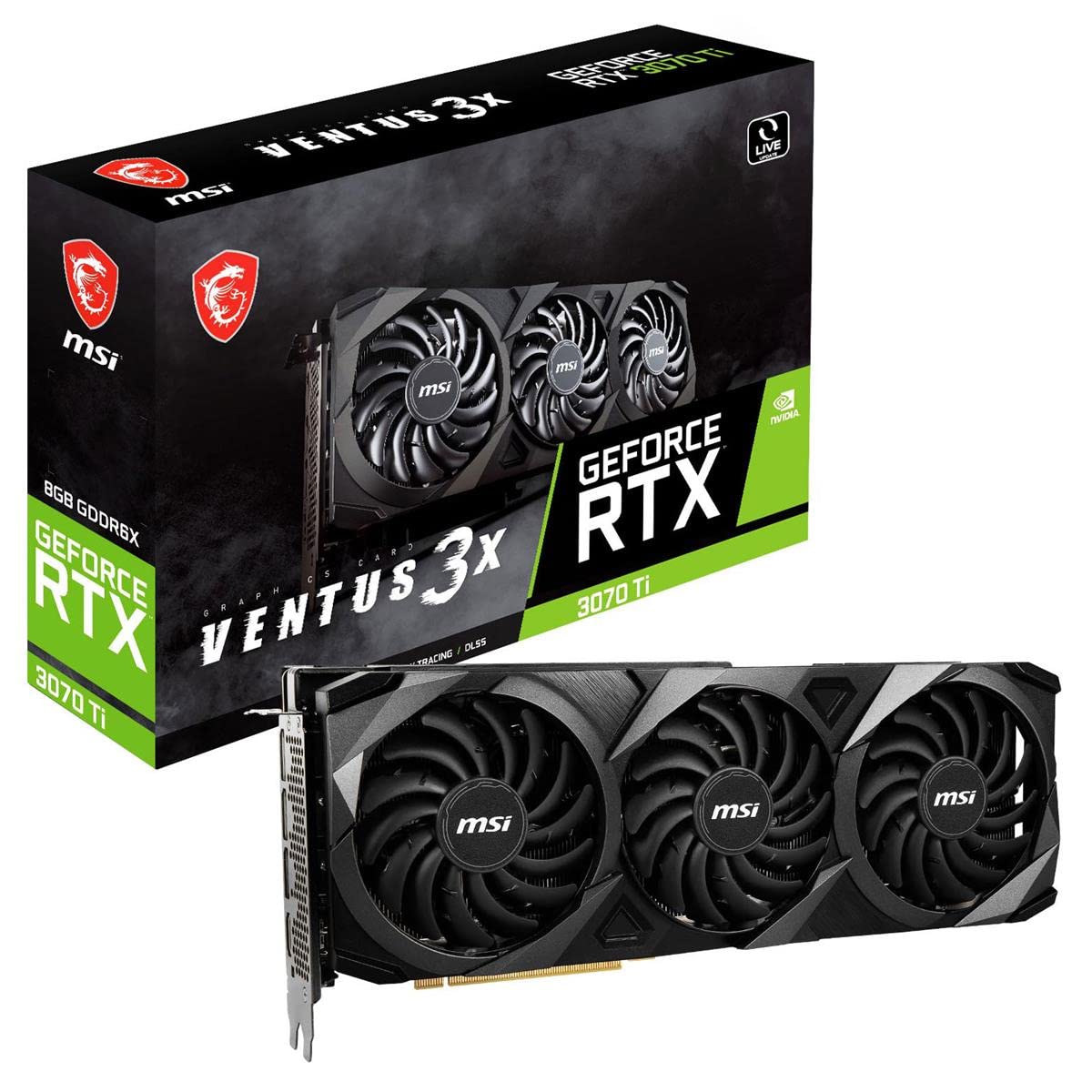 Amazon.com: msi Gaming GeForce RTX 3070 Ti 8GB GDRR6X 256-Bit HDMI