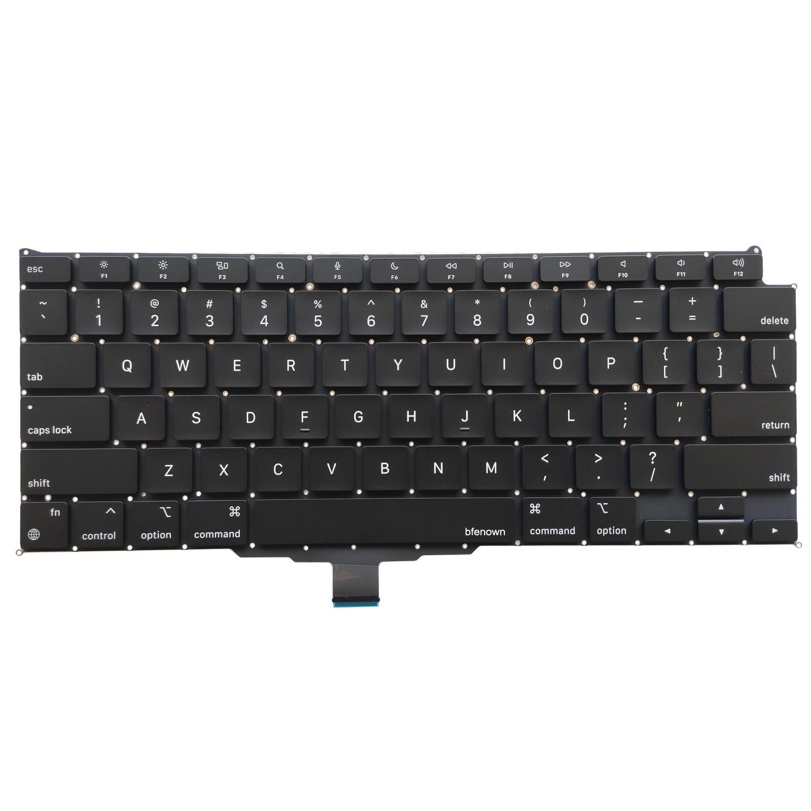 Amazon.com: Bfenown Replacement US Keyboard + 50PCS Rivets Screws