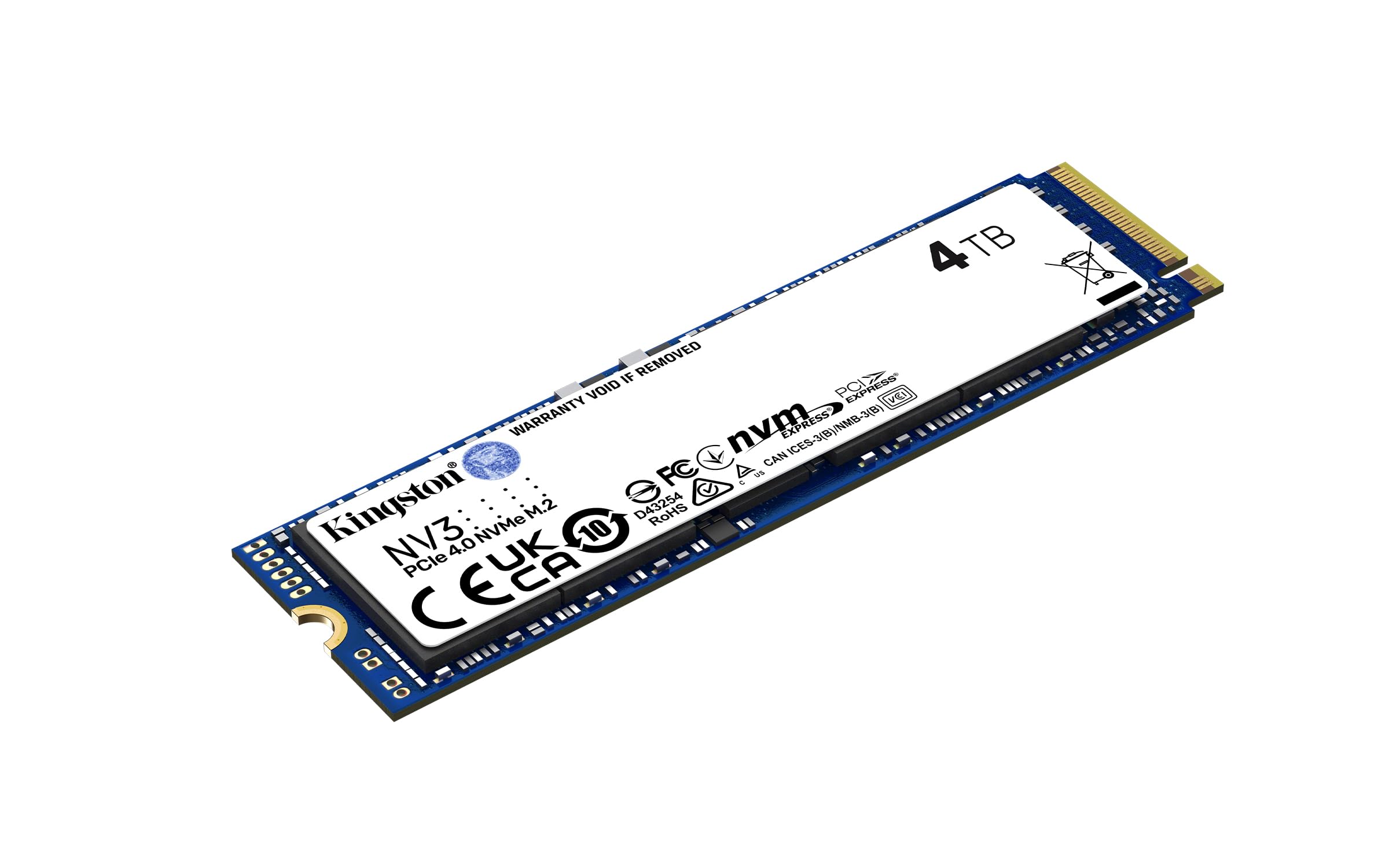 Amazon.com: Kingston NV3 4TB M.2 2280 NVMe SSD | PCIe 4.0 Gen 4x4