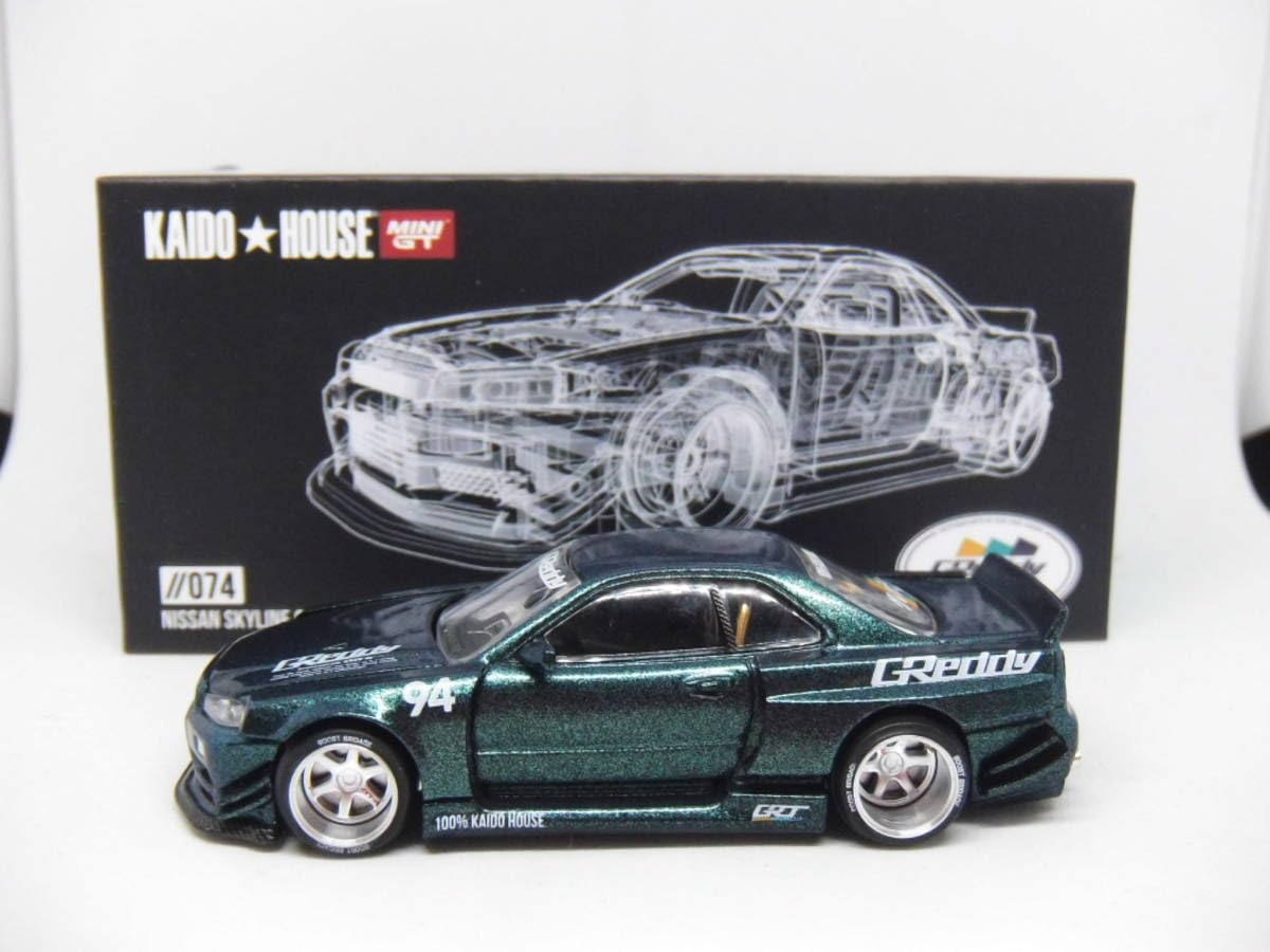 Amazon | KAIDOHOUSE MINIGT //74 SKYLINE GT-R[R34] KAIDO WORKS 街道