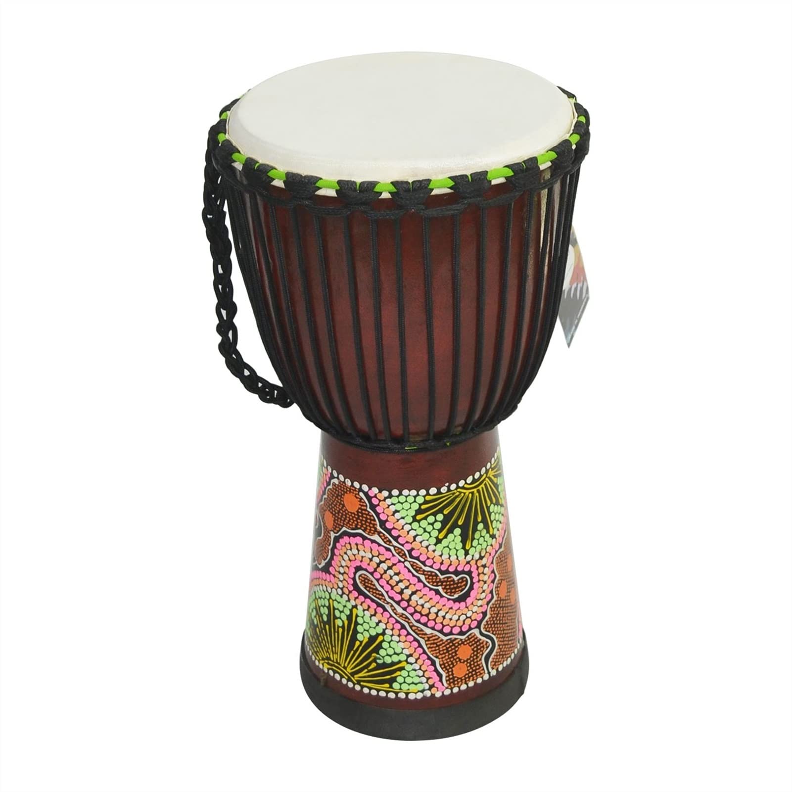 Amazon.co.jp: ジャンベドラムボンゴ 8インチ木製のアフリカのドラム