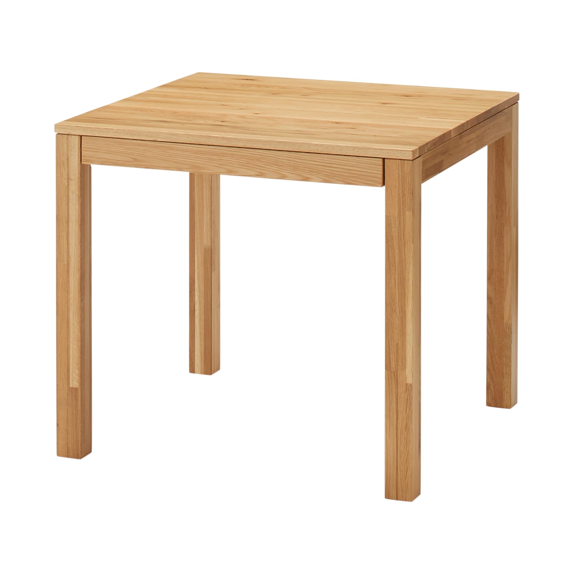 Amazon.co.jp: MUJI 無印良品 木製テーブル オーク材 幅80×奥行80×高さ