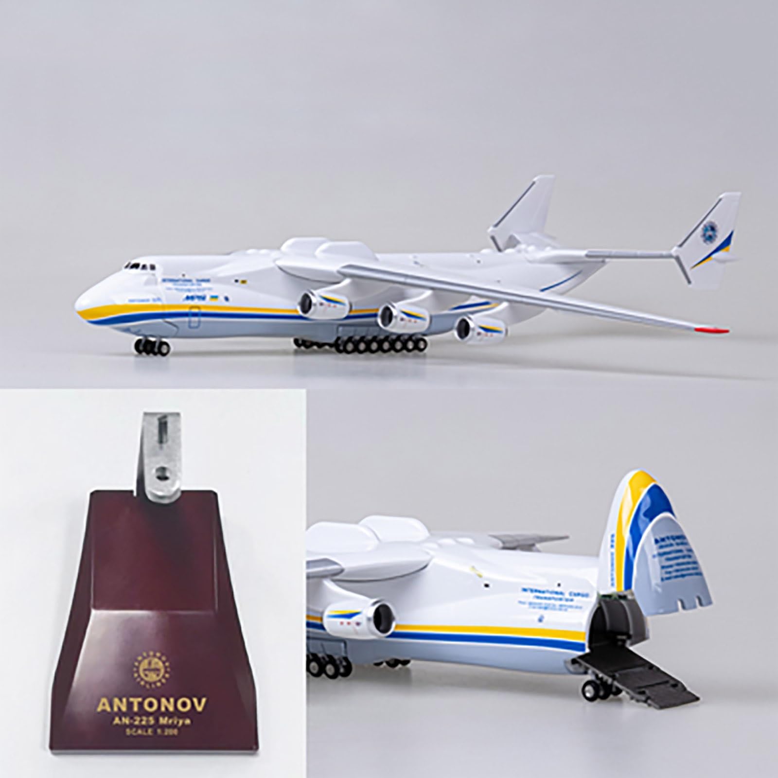 Amazon.co.jp: 1:200 スケール Antonov AN-225 Mriya 模型飛行機キット